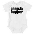 thumbnail image 1 of Gangsta Napper Rap Hip-hop Humor Romper Boys or Girls Infant Baby Brisco Brands 24M, 1 of 6