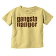 thumbnail image 1 of Gangsta Napper Rap Hip-hop Humor Toddler Boy Girl T Shirt Infant Toddler Brisco Brands 3T, 1 of 6
