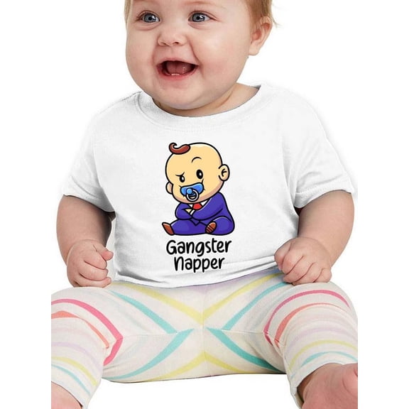Gangsta Napper T-Shirt Infant -Smartprints Designs,  12 Months