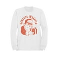 thumbnail image 1 of Gangsta Santa Gift Wrapper Men's Sweatshirt, 1 of 3