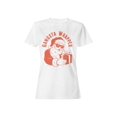 thumbnail image 1 of Gangsta Santa Gift Wrapper Women's T-shirt, 1 of 3