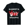 thumbnail image 1 of Gangsta Wrappa Funny Christmas T-Shirt T-Shirt,Women's short-sleeved T-shirt to celebrate the coming of Christmas, 1 of 5