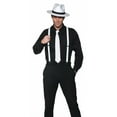 thumbnail image 1 of Gangster 3 Piece Adult Costume Accessory Kit | White | One Size, 1 of 1