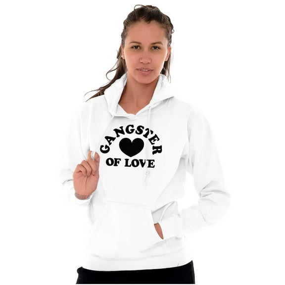 Cool Funny Gangster of Love Heart Hoodie Sweatshirt Women Brisco Brands M