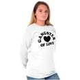 thumbnail image 1 of Cool Funny Gangster of Love Heart Women's Long Sleeve T Shirt Brisco Brands S, 1 of 5