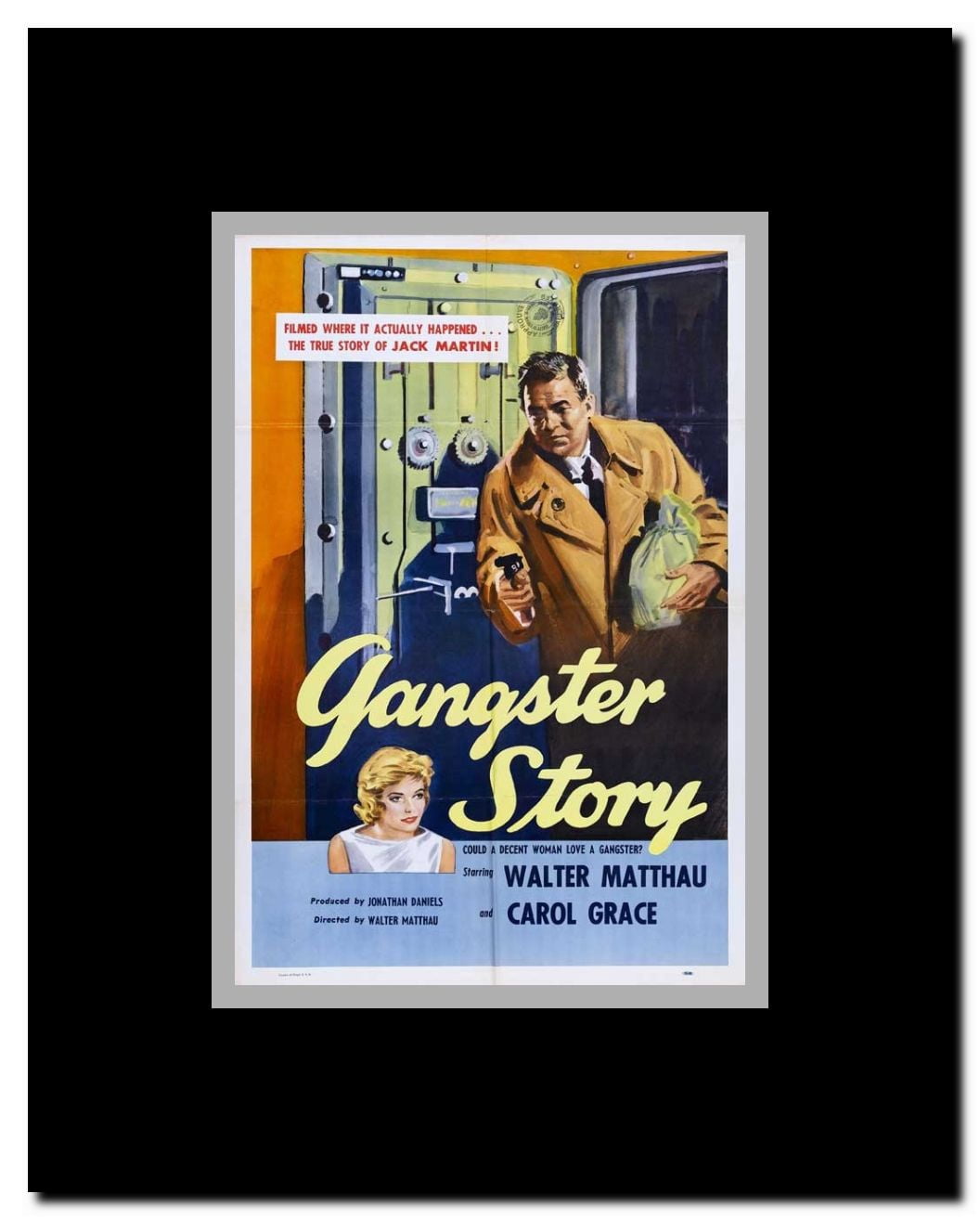 Gangster Story Framed Movie Poster