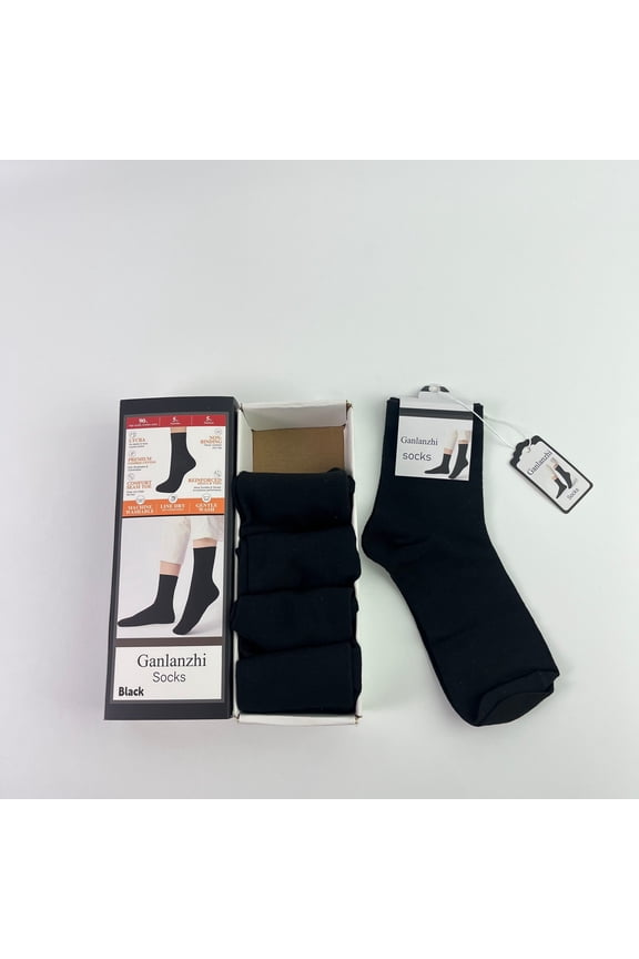 Socks,Sock Unisex Bamboo Rayon Socks Super Soft Black Crew Socks