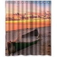 thumbnail image 1 of Ganma Abandoned Boat College Of The Wind Shower Curtain Polyester Fabric Bathroom Shower Curtain 60x72 inches, 1 of 3