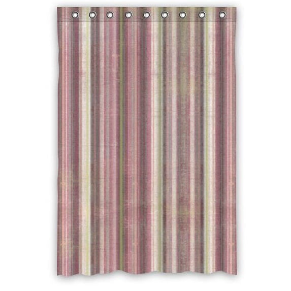 Ganma Abstract Elegant Stripes Colorful Theme Design Shower Curtain Polyester Fabric Bathroom Shower Curtain 48x72 inches