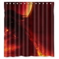 thumbnail image 1 of Ganma Angry Volcano Shower Curtain Polyester Fabric Bathroom Shower Curtain 66x72 inches, 1 of 3