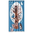 thumbnail image 1 of Ganma Animal Botany Fox Bird Rabbit Owl Shower Curtain Polyester Fabric Bathroom Shower Curtain 36x72 inches, 1 of 3
