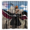 thumbnail image 1 of Ganma Anime Bleach Death Shower Curtain Polyester Fabric Bathroom Shower Curtain 66x72 inches, 1 of 3