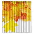thumbnail image 1 of Ganma Autumn Closeup Foliage Maple Nature Shower Curtain Polyester Fabric Bathroom Shower Curtain 66x72 inches, 1 of 3