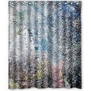 Ganma Beautiful Broken Glass Unique Pattern Design Christmas Shower Curtain Polyester Fabric Bathroom Shower Curtain 60x72 inches