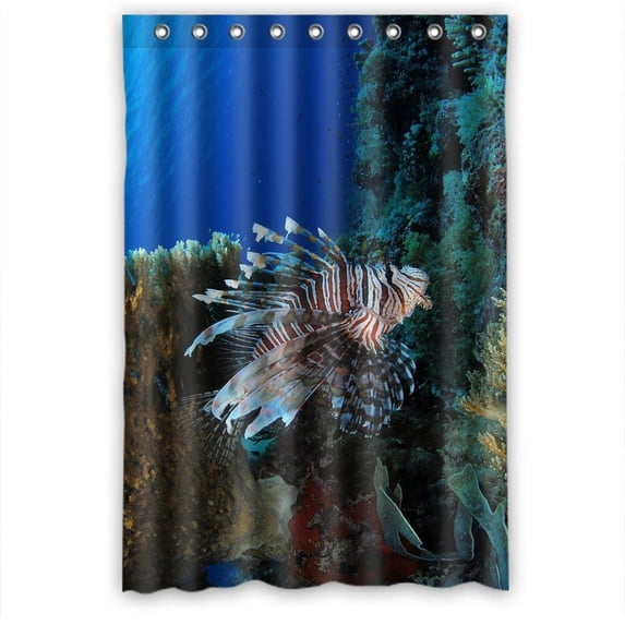 Ganma Beautiful Miraculously Underwater world Shower Curtain Polyester Fabric Bathroom Shower Curtain 48x72 inches