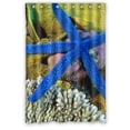 thumbnail image 1 of Ganma Beautiful Seastar On The Beach Modern Shower Curtain Polyester Fabric Bathroom Shower Curtain 48x72 inches, 1 of 3