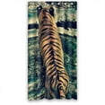thumbnail image 1 of Ganma Big strong tiger Shower Curtain Polyester Fabric Bathroom Shower Curtain 36x72 inches, 1 of 3