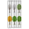 thumbnail image 1 of Ganma Botany Love Tree Sketch Design Shower Curtain Polyester Fabric Bathroom Shower Curtain 36x72 inches, 1 of 3