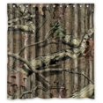 thumbnail image 1 of Ganma Camo Tree Shower Curtain Polyester Fabric Bathroom Shower Curtain 66x72 inches, 1 of 3