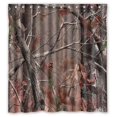 thumbnail image 1 of Ganma Camouflage Camo Trees Shower Curtain Polyester Fabric Bathroom Shower Curtain 66x72 inches, 1 of 3