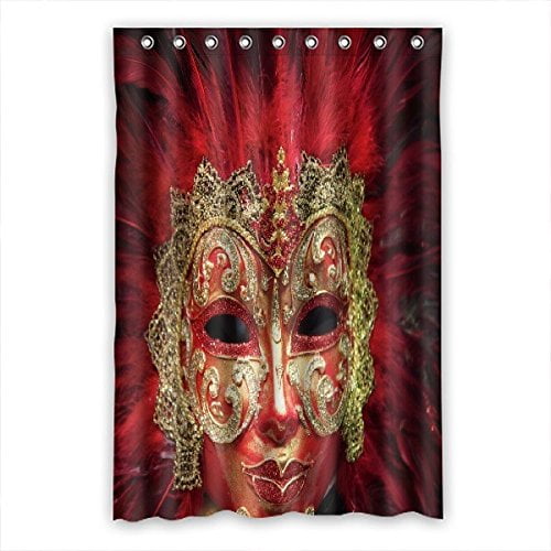 Ganma Carnival Shower Curtain Polyester Fabric Bathroom Shower Curtain 48x72 inches