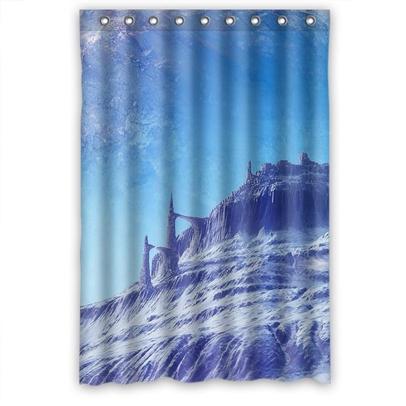 Ganma Charming sky castle Shower Curtain Polyester Fabric Bathroom Shower Curtain 48x72 inches