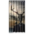 thumbnail image 1 of Ganma Collection Skull Shower Curtain Polyester Fabric Bathroom Shower Curtain 36x72 inches, 1 of 3
