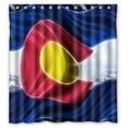 thumbnail image 1 of Ganma Colorado State Flag Shower Curtain Polyester Fabric Bathroom Shower Curtain 66x72 inches, 1 of 3