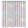 thumbnail image 1 of Ganma Cute Cute Cat Theme Design Shower Curtain Polyester Fabric Bathroom Shower Curtain 66x72 inches, 1 of 3