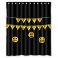 thumbnail image 1 of Ganma Cute Halloween Pumpkins Shower Curtain Polyester Fabric Bathroom Shower Curtain 60x72 inches, 1 of 3