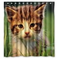 thumbnail image 1 of Ganma Cute Kitten Kitty Cat Animals Shower Curtain Polyester Fabric Bathroom Shower Curtain 66x72 inches, 1 of 3