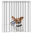 thumbnail image 1 of Ganma Cute and Pet Dog Shower Curtain Polyester Fabric Bathroom Shower Curtain 66x72 inches, 1 of 3