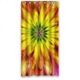 thumbnail image 1 of Ganma Dazzle colour beautiful flowers Shower Curtain Polyester Fabric Bathroom Shower Curtain 36x72 inches, 1 of 3