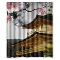 thumbnail image 1 of Ganma Distinctive ancient castle Shower Curtain Polyester Fabric Bathroom Shower Curtain 60x72 inches, 1 of 3