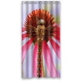 thumbnail image 1 of Ganma Dragonfly Pattern Shower Curtain Polyester Fabric Bathroom Shower Curtain 36x72 inches, 1 of 3