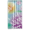 thumbnail image 1 of Ganma Dragonfly Shower Curtain Polyester Fabric Bathroom Shower Curtain 36x72 inches, 1 of 3