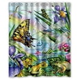 thumbnail image 1 of Ganma Dragonfly Shower Curtain Polyester Fabric Bathroom Shower Curtain 60x72 inches, 1 of 3