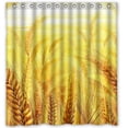 thumbnail image 1 of Ganma Fabulous Thanksgiving Harvest Wheat Field Shower Curtain Polyester Fabric Bathroom Shower Curtain 66x72 inches, 1 of 3