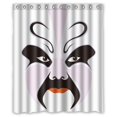thumbnail image 1 of Ganma Facial Makeup in Beijing Opera Shower Curtain Polyester Fabric Bathroom Shower Curtain 60x72 inches, 1 of 3