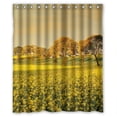 thumbnail image 1 of Ganma Flowers Field Trees Beautiful Nature Landscape Shower Curtain Polyester Fabric Bathroom Shower Curtain 60x72 inches, 1 of 3
