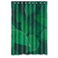 thumbnail image 1 of Ganma Fresh Leaves Shower Curtain Polyester Fabric Bathroom Shower Curtain 48x72 inches, 1 of 3