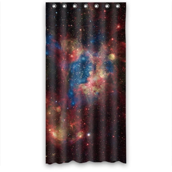 Ganma Galaxy Star Sky Universe Shower Curtain Polyester Fabric Bathroom Shower Curtain 36x72 inches