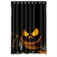 thumbnail image 1 of Ganma Halloween Crafty Smile Pumpkins Shower Curtain Polyester Fabric Bathroom Shower Curtain 48x72 inches, 1 of 3
