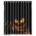 thumbnail image 1 of Ganma Halloween Crafty Smile Pumpkins Shower Curtain Polyester Fabric Bathroom Shower Curtain 60x72 inches, 1 of 3