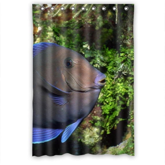 Ganma Happy freely fish Shower Curtain Polyester Fabric Bathroom Shower Curtain 48x72 inches