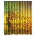 thumbnail image 1 of Ganma Honey Day House Autumn Shower Curtain Polyester Fabric Bathroom Shower Curtain 60x72 inches, 1 of 3