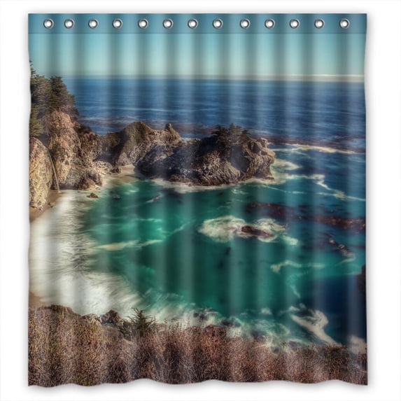 Ganma Julia pfeiffer burns state park Shower Curtain Polyester Fabric Bathroom Shower Curtain 60x72 inches