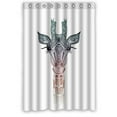 thumbnail image 1 of Ganma King Queen Collection Giraffe Art Shower Curtain Polyester Fabric Bathroom Shower Curtain 48x72 inches, 1 of 3