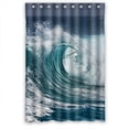 thumbnail image 1 of Ganma Look Back Wave Shower Curtain Polyester Fabric Bathroom Shower Curtain 48x72 inches, 1 of 3