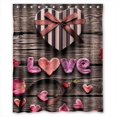 thumbnail image 1 of Ganma Love Present Shower Curtain Polyester Fabric Bathroom Shower Curtain 60x72 inches, 1 of 3